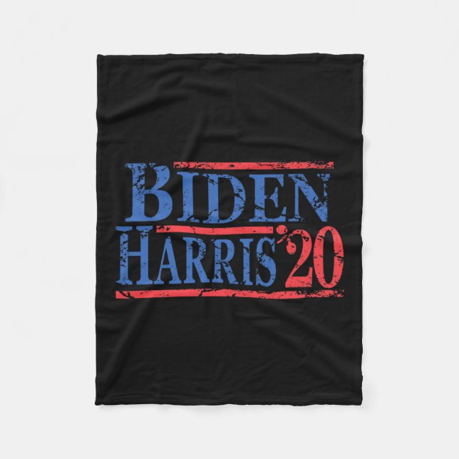 Joe Biden Kamala Harris 2020  Fleece Blanket (Front)