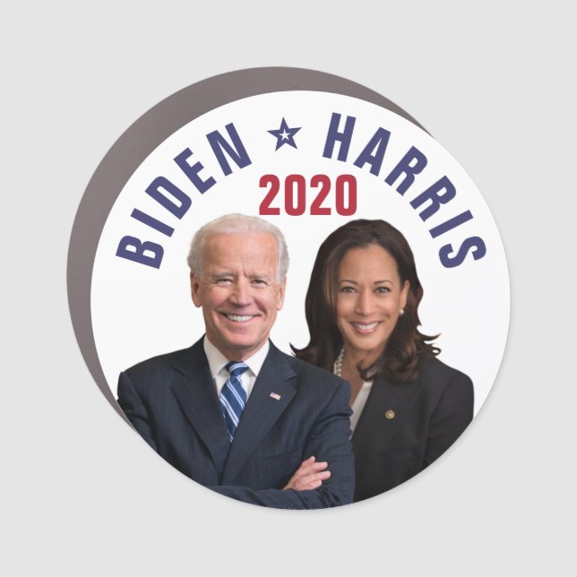 Joe Biden Kamala Harris 2020 Photos President Vice Car Magnet (Front)