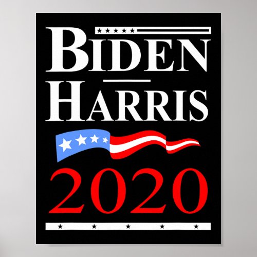 Joe Biden Kamala Harris 2020 President Political  Poster