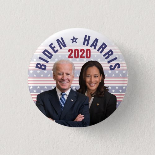 Joe Biden Kamala Harris 2020 President Vice Photos Button