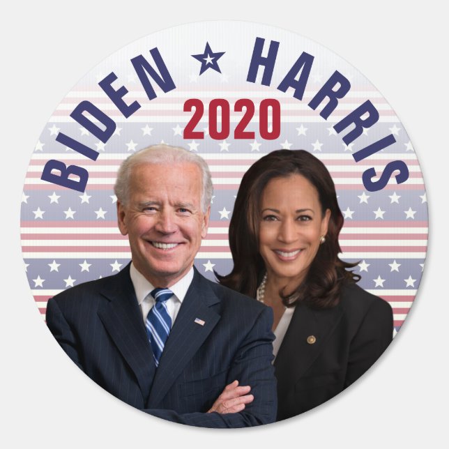 Joe Biden Kamala Harris 2020 President Vice Photos Sign (Front)
