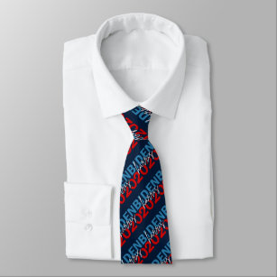 Joe Biden Kamala Harris 2020 Stripes Pattern Neck Tie