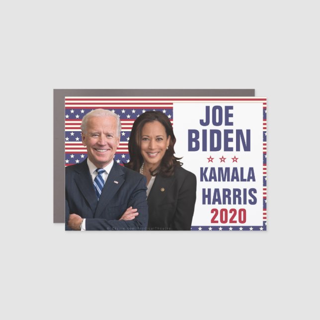 Joe Biden Kamala Harris 2020 US President Photo Car Magnet (Front)