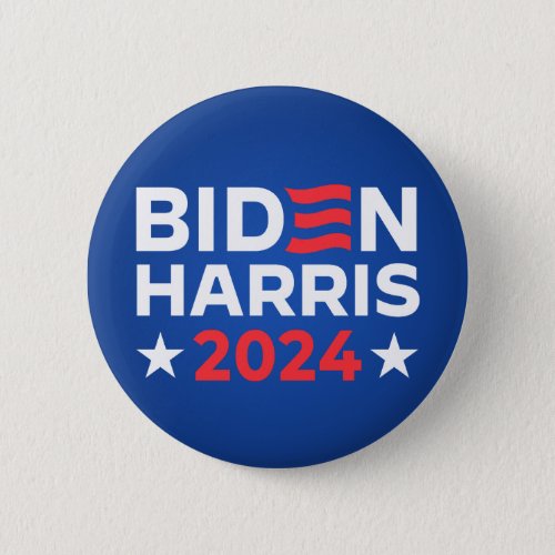 Joe Biden kamala Harris 2024 campaign logo Button