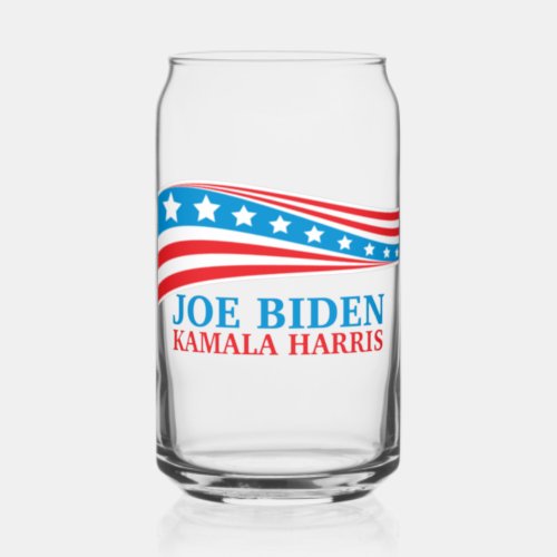Joe Biden Kamala Harris 2024 Election Wave Can Glass