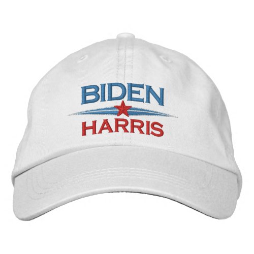 Joe Biden Kamala Harris 2024 star with darts blue Embroidered Baseball Cap