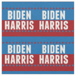 Joe Biden Kamala Harris Blue Red Stars Fabric