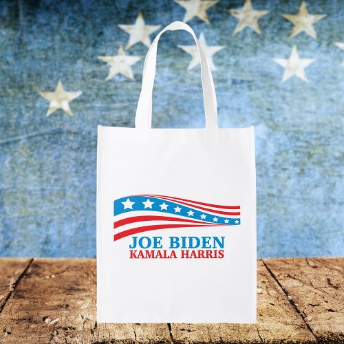 Joe Biden Kamala Harris for America 2024 Election Grocery Bag