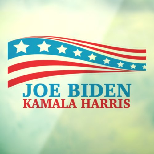 Joe Biden Kamala Harris for America 2024 Election Window Cling