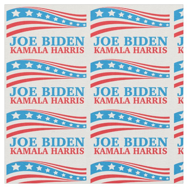 Joe Biden Kamala Harris for America Fabric (Close Up)