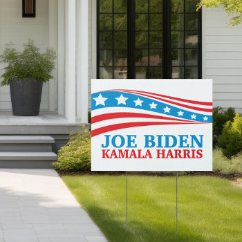 Joe Biden Kamala Harris For America Sign by epicdesigns at Zazzle