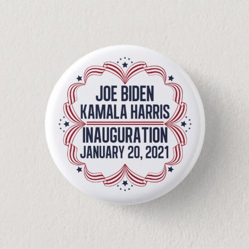 Joe Biden Kamala Harris Inauguration 2021 Button