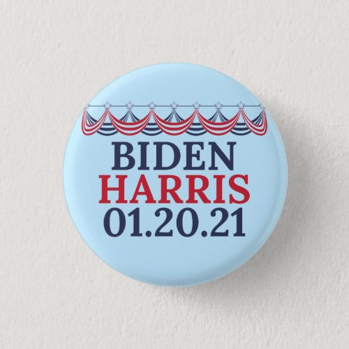 Joe Biden Kamala Harris Inauguration Day Button