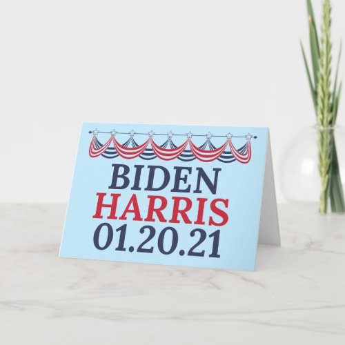 Joe Biden Kamala Harris Inauguration Day Card