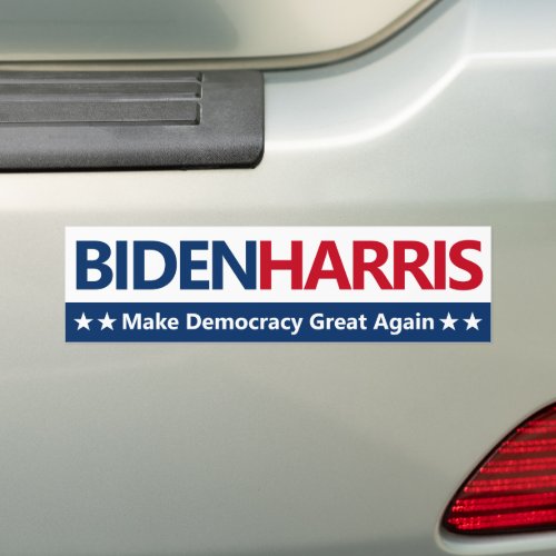 Joe Biden Kamala Harris Make Democracy Great Again Bumper Sticker