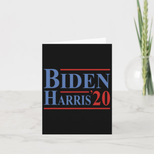Joe Biden Kamala Harris President Democrat Liberal Card