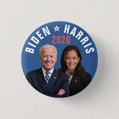 Joe Biden Kamala Harris President Vice 2020 Photos Button