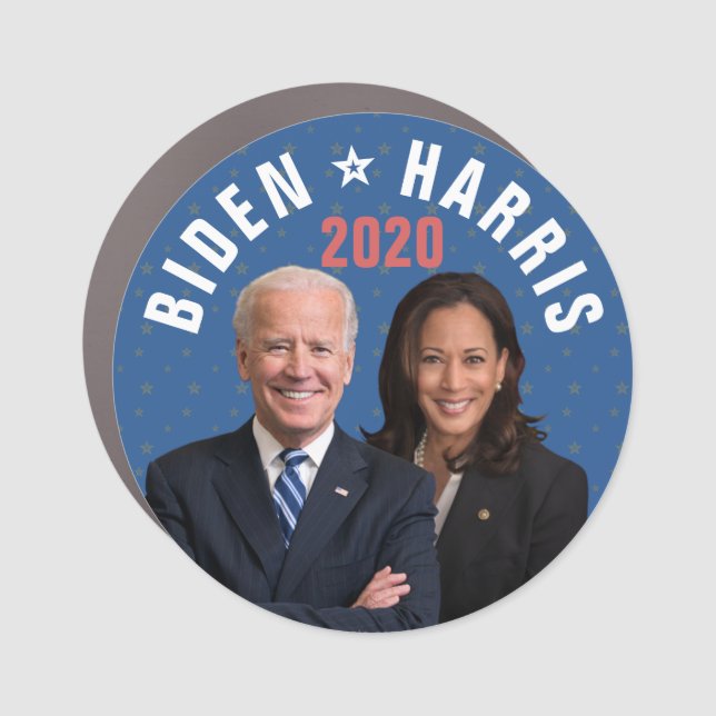 Joe Biden Kamala Harris President Vice 2020 Photos Car Magnet (Front)
