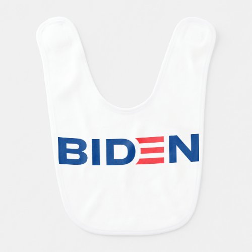 Joe Biden Logo Baby Bib