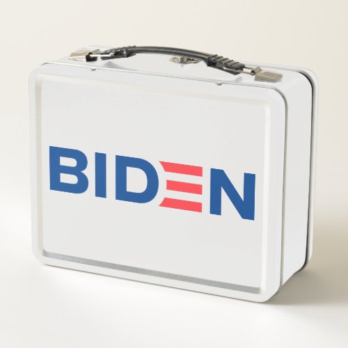 Joe Biden Logo Metal Lunch Box