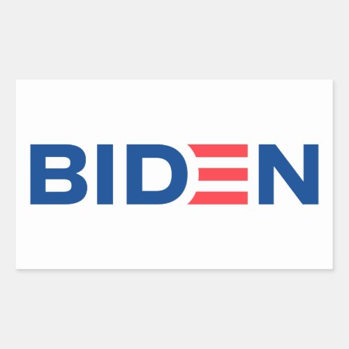 Joe Biden Logo Rectangular Sticker