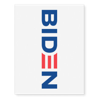 Joe Biden Logo Temporary Tattoos