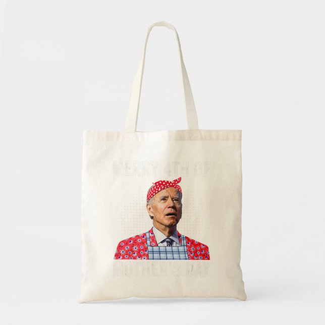Joe Biden Merry 4Th Of Mother's Day Confused Joe.p Tote Bag (Front)