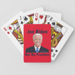 Joe Biden Not My President Red Backed Poker Cards