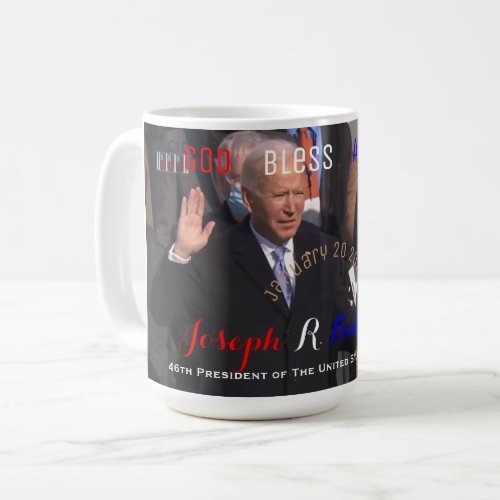 Joe Biden Oath of Office Inauguration Day 2021 Coffee Mug