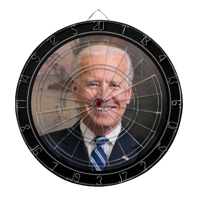 Joe Biden Official Portrait Dart Board (Front)
