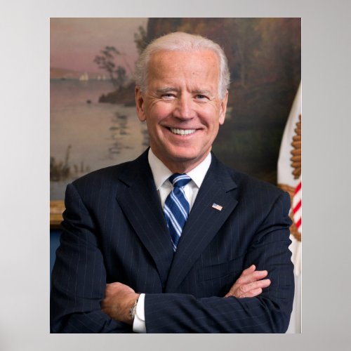 Joe Biden Official Portrait ZSSG Poster