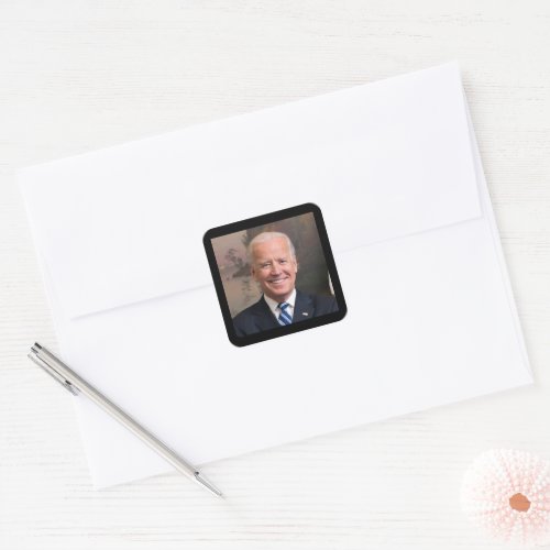 Joe Biden Official Portrait ZSSG Square Sticker