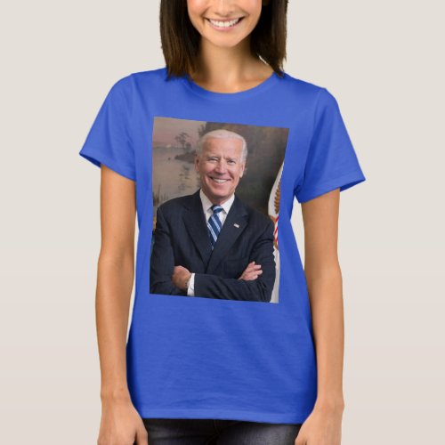 Joe Biden Official Portrait ZSSG Womens T_Shirt