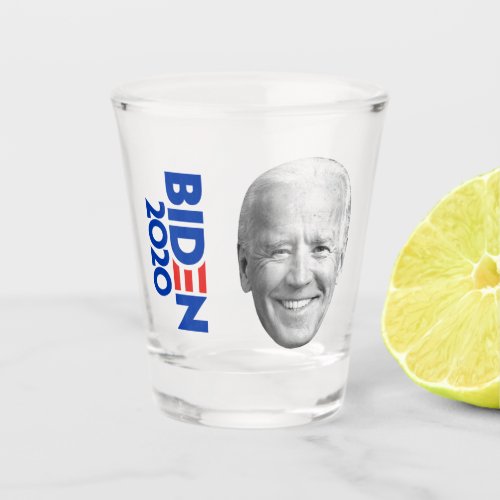 Joe Biden Photo Head Presidential Election 2020 Shot Glass