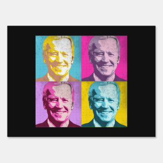 Joe Biden Pop Art Portrait Sign