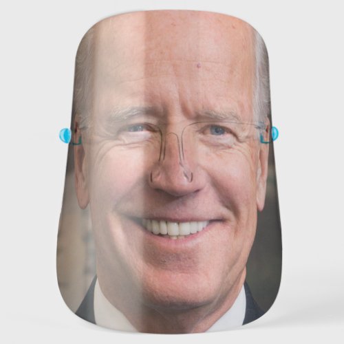 Joe Biden Portrait Photo Face Shield