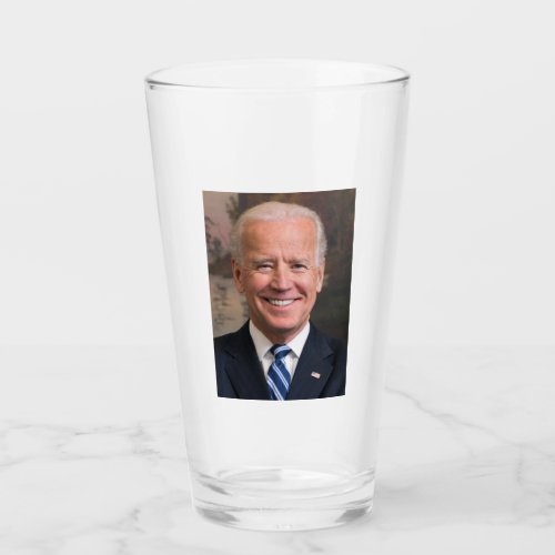 Joe Biden Portrait Photo Glass