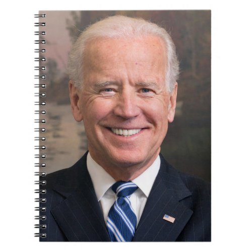 Joe Biden Portrait Photo Notebook