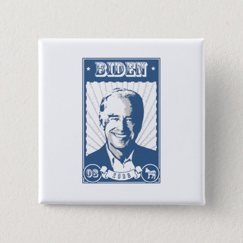 JOE BIDEN POSTER PINBACK BUTTON