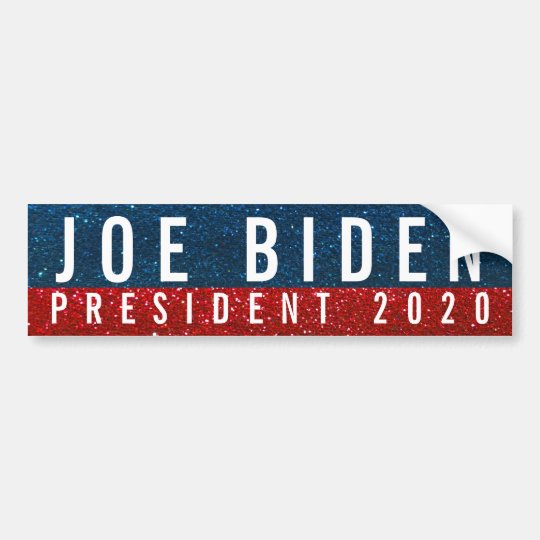 Joe Biden President 2020 Election Glitter Politics Bumper Sticker