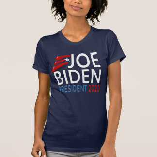 Joe Biden President 2020 Election Red Blue Text T-Shirt