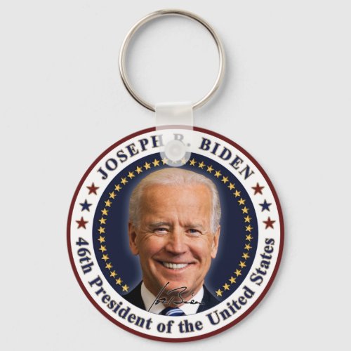 Joe Biden President Inauguration Day Souvenir Keychain