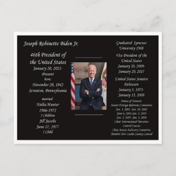 Joe Biden President Postcard by archemedes at Zazzle