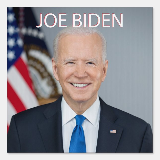 JOE BIDEN President  Sign (Front)