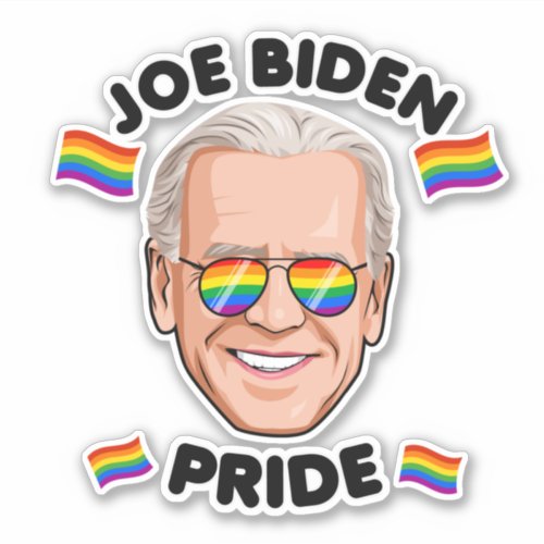 JOE BIDEN PRIDE STICKER