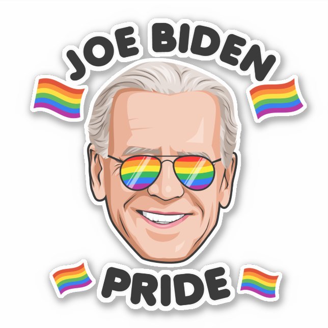 JOE BIDEN PRIDE STICKER (Front)