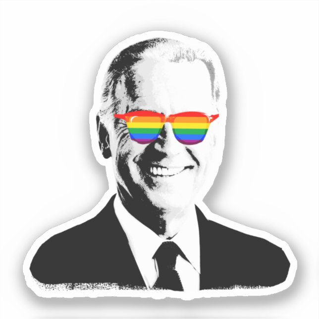 Joe Biden Pride Sticker (Front)