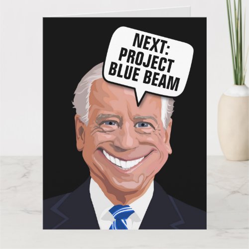 JOE BIDEN PROJECT BLUE BEAM FUNNY BIRTHDAY CARDS
