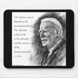 Joe Biden & Quote Mouse Pad