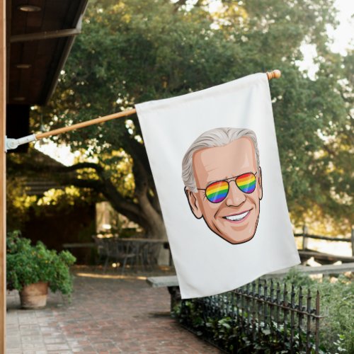 Joe Biden Rainbow Sunglasses House Flag